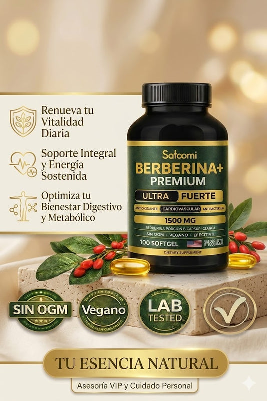 Berberine Saotomi 1500 - Metabolismo en equilibrio