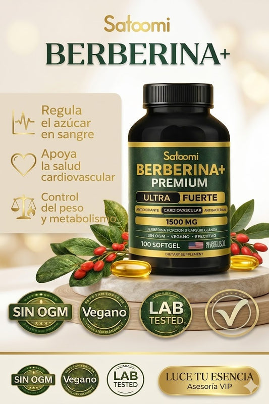 Berberine Saotomi 1500 - Metabolismo en equilibrio