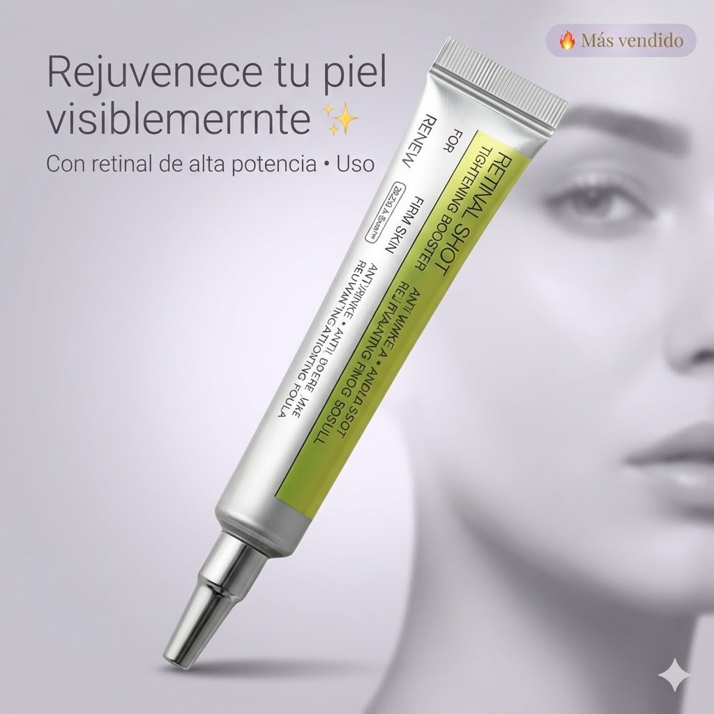 Retinal Shot 💜  Reduce arrugas y rejuvenece tu piel