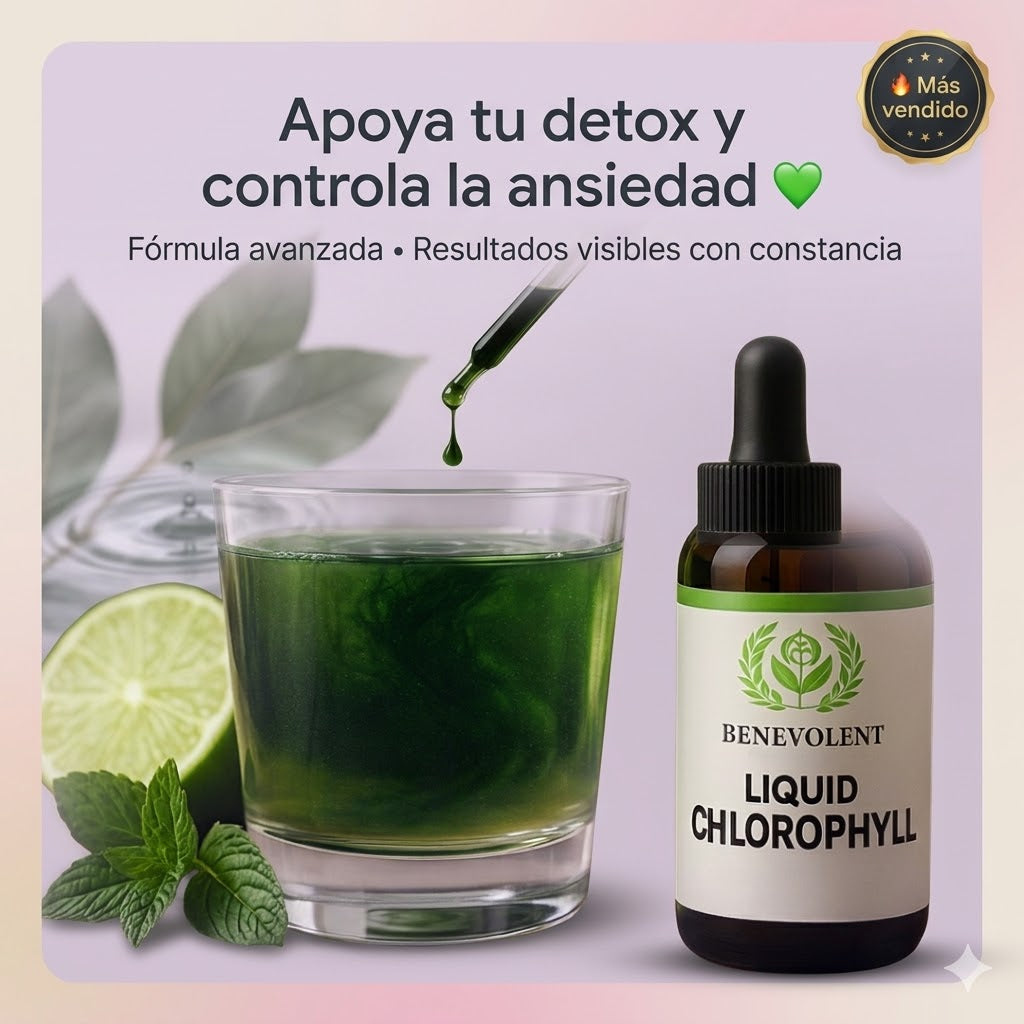 Clorofila liquida 💚  Desinflama y limpia tu organismo en 7 días