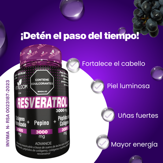 Resveratrol ADVANCE 3000 by Vitalcom