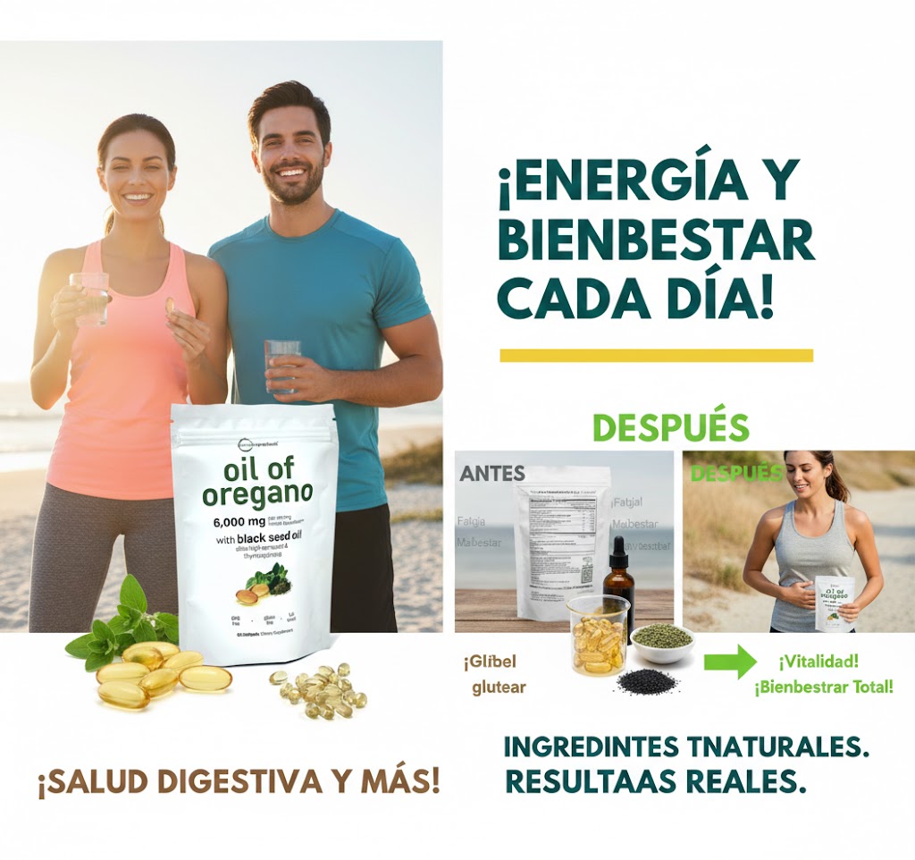 Aceite de Orégano 🌿 Refuerza tu sistema inmune